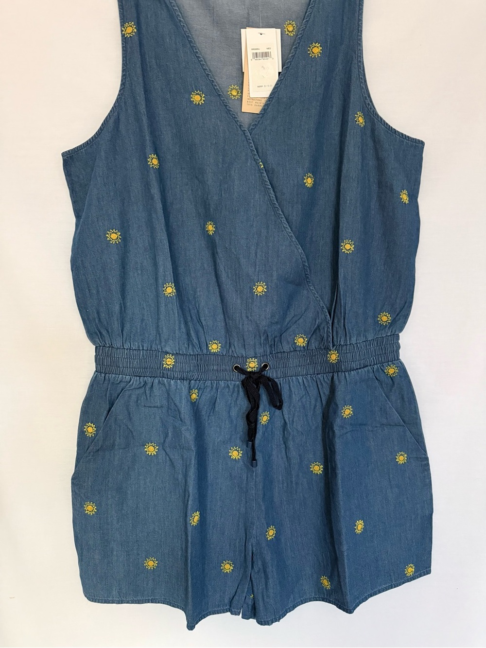 SPLENDID X GRAY MALIN || Chambray Romper. Sz. XL - Picture 8 of 15